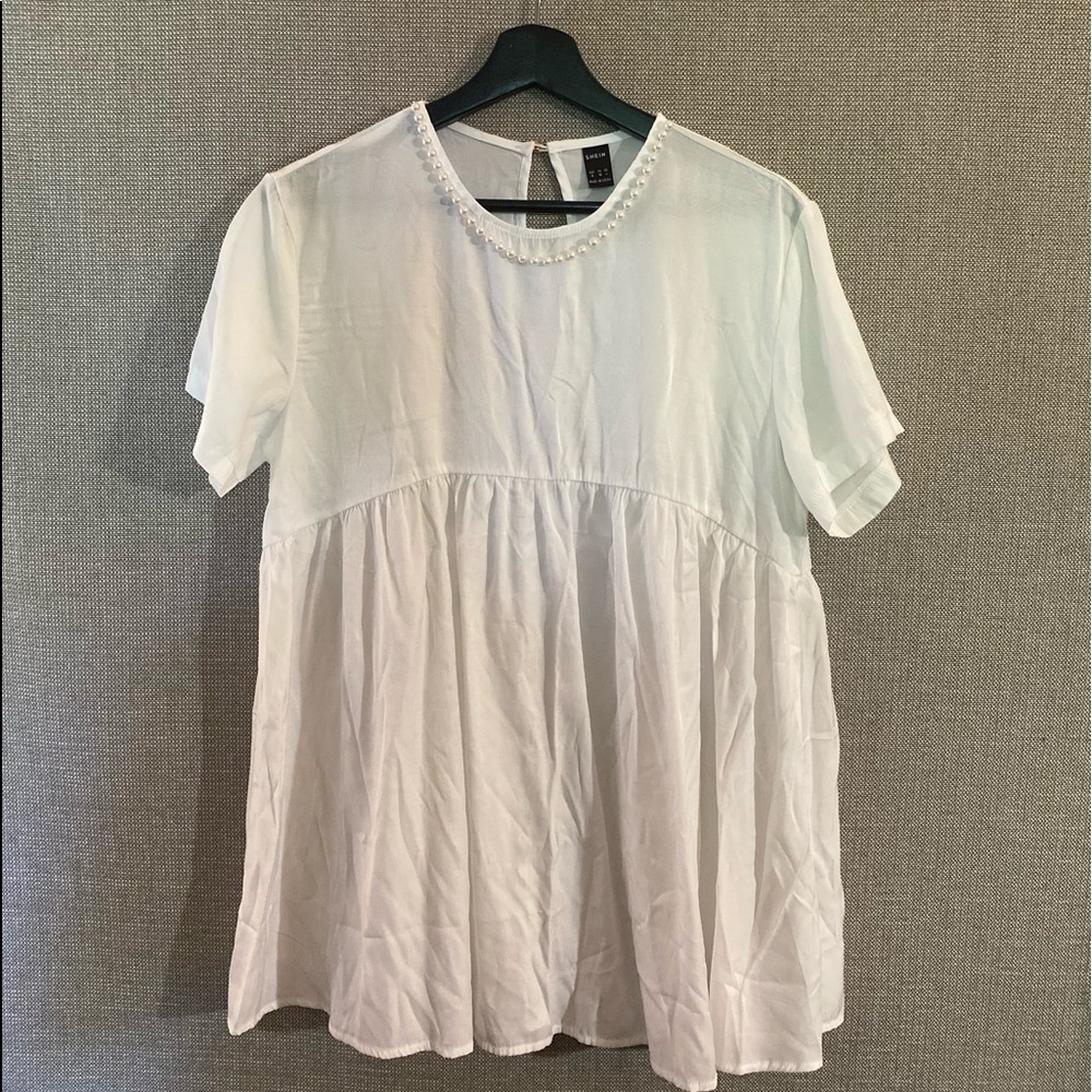White business casual blouse